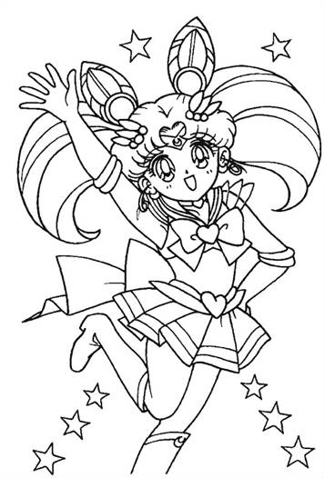 Kids-n-fun.de | 66 Ausmalbilder von Sailor Moon